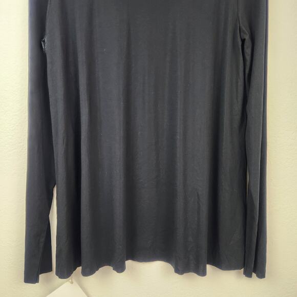 Wolford Black Long Sleeve Shirt Size Medium - Picture 6 of 9